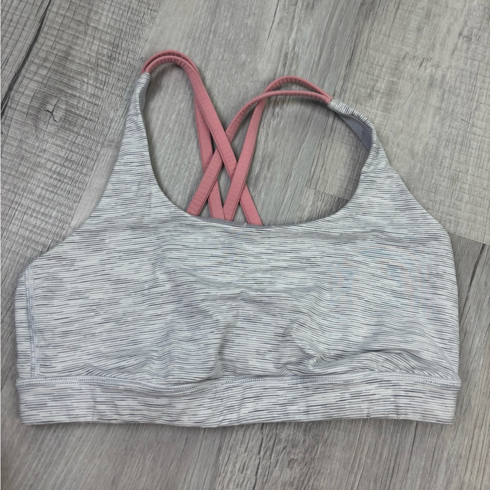 lululemon Energy Bra Gray Size 8